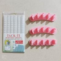 美甲底座莲花座练习甲片塑料圆形支架指甲油胶色板色卡作品展示座|一盒三个底座加粘土一包