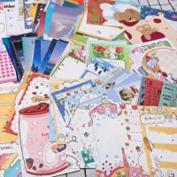 便签纸分装盲盒可爱韩版ins打底手账素材留言纸无粘性卓手帐拼贴|50张不重复[超好看款]