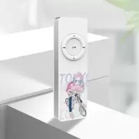 mp3音乐播放器迷你跑步运动随身听mp4学生英语mp3外放插卡mp3|单车女孩 外响版+16G卡含4000歌+四件套