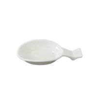 多功能颜料调色盘学生美术用水彩水粉笔盒洗笔筒三线调色板小水桶|白色碟子 数量-1个