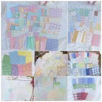 格纹打底创意手帐盐系素材拼贴背景纸无粘性方格便签纸分装袋|无赠品 5张格子便签试吃(无粘性)不推荐