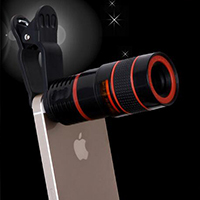 高清单筒望远镜 高倍高清微光夜视演唱会手机拍照30000米|高品质MQ黑色+手机夹送擦镜布