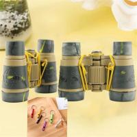 儿童望远镜带灯玩具高倍高清儿童学生小孩宝宝护眼双筒望远镜|儿童迷彩望远镜+多彩金属口哨