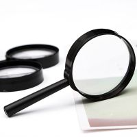 高清高倍放大镜手持便携式老年人阅读扩大镜80mm放大镜
