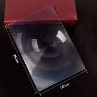 pvc放大镜书签大面积卡片薄阅读放大镜名片式放大镜