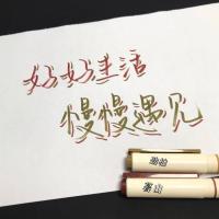 827彩色柔绘笔软头画画brush秀丽笔手账涂鸦书法做笔记