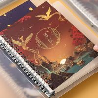 古风b5活页本可拆卸a5外壳替芯笔记本子学生用错题本网格本英语本