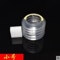 透明便携式塑料压缩折叠水桶伸缩小号毛笔书法美术用品水粉颜料