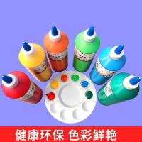 大瓶丙烯颜料500毫升广场儿童涂鸦石膏娃娃彩绘幼儿园涂色画
