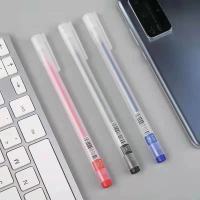 简约磨砂中性笔0.5黑色笔芯全针管碳素笔水性笔文化办公文具用品