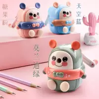 自动进笔削笔器学生卡通手摇铅笔卷转笔刀削笔旋笔刀钻刨笔机