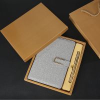 笔记本套装礼品礼袋免费可印刻字简约a5日记本订做记事本