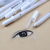 文具 黑卡学生手绘高光笔 金银白色绘画套装