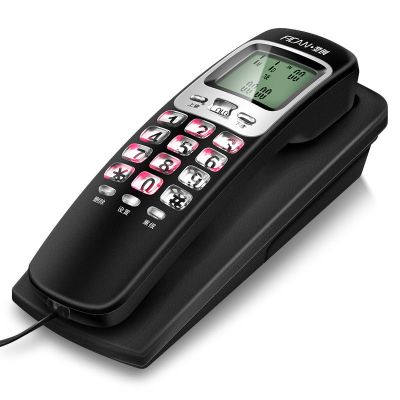 接有线小分机来电显示电话机座机面包机壁挂小挂机固定电话