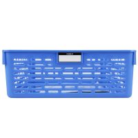 文件篮凭证筐a4收纳框公文篮文件蓝单据塑料筐财务金属收纳框