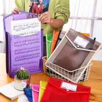 学生透明科目分类袋大号文件资料高中试卷课本收纳护袋包边加宽厚