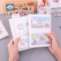名片册名片夹大容量便携式明信片收纳册照片册磨砂透明卡包