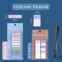 学生用开卷考试标签索引贴分页记号贴纸笔记分类整理分隔页便利贴