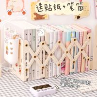 折叠可伸缩书立创意ins风书本收纳架简易学生用桌上桌面书架书夹