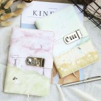 韩版全彩礼盒密码本创意手绘加厚带锁日记笔记手账本笔记本子文具