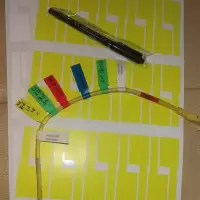 网络线缆标签贴打印纸机房布线a4数据线电源线防水p型刀型可手写