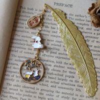 哈利波特周边生日礼物金属羽毛书签格兰芬多斯林校服学院礼品