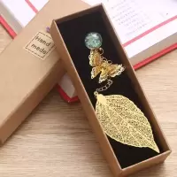 金属羽毛书签创意生日礼品古典中国风情人节男女朋友闺蜜毕业礼物