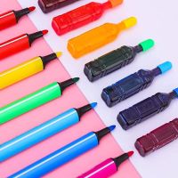 水彩笔墨水12色18色24色36色墨水补充液儿童水彩笔水幼儿园彩色水