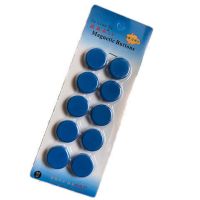 磁性贴2cm黑板贴冰箱贴吸铁石教学用彩色磁钉白板磁粒磁力贴磁扣