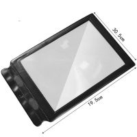 pvc放大镜书签大面积卡片薄阅读放大镜名片式放大镜