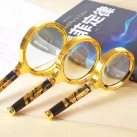 手持便携式放大镜老年人阅读工具高清高倍看报阅读科学小工具