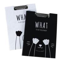 文件夹板夹a4学生用写字垫板办公用书夹子试卷夹可爱小清新书板夹