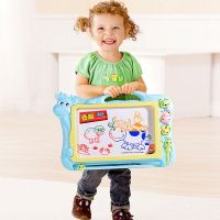 儿童画画板磁性写字板笔 彩色小孩幼儿磁力宝宝涂鸦板 1-3岁2玩具