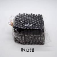 水产菜市场泡沫箱蜡笔黑红彩单色油画棒小孩画画蜡笔环保