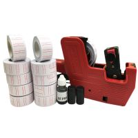 标签打印纸10卷打码机标纸市单排不干胶热敏商品打印贴标签纸