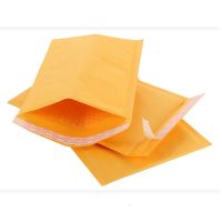 黄色牛皮纸气泡信封袋加厚泡泡防水震手机壳面膜饰品电商快递包装