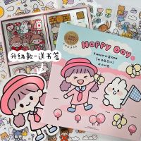 ins可爱小女孩防水贴纸桌面学生少女心diy手账素材装饰自粘小图案