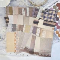 盐系便签 蕾丝编制手作坊系列 复古简约多功能手帐留言素材纸