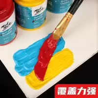 蒙玛丙烯颜料防水不掉色画画颜料套装墙绘大瓶炳希绘画颜料