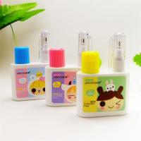 整盒购买更优惠卡通改正液刷子两用液学生涂改液