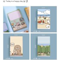 韩系ins风便签纸本fommy萌可爱小女孩卡通森林旅行计划备忘留言本