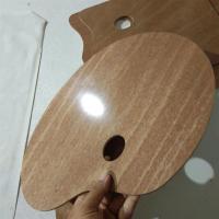 木质调色板油画调色板加大调色盘椭圆形方形20*30*40丙烯水彩颜料