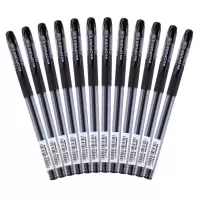 opuss黑水晶agp63201笔办公考试笔签字笔 水笔0.38mm