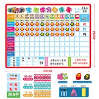 儿童成长自律表磁性墙贴小学生好习惯养成行为打卡学习计划表