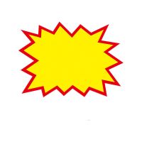 爆炸贴价格标签展示商品标价签pop广告纸标示