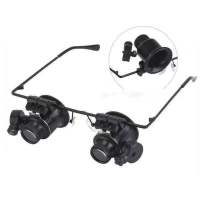 高倍放大看鸽子眼专用带刻度放大带灯120看高清鉴定