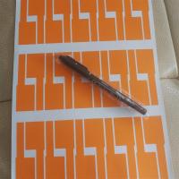 网络线缆标签贴打印纸机房布线a4数据线电源线防水p型刀型可手写