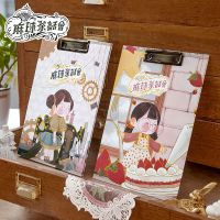 名画a4文件夹板亚克力写字垫板试卷夹学生试卷收纳整理夹