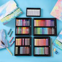 油画棒24色36色套装盒莫兰迪软性重彩蜡笔美术绘画马卡龙色