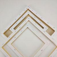 油画框亚麻棉实木布内框丙烯手绘练习颜料10个装画板材